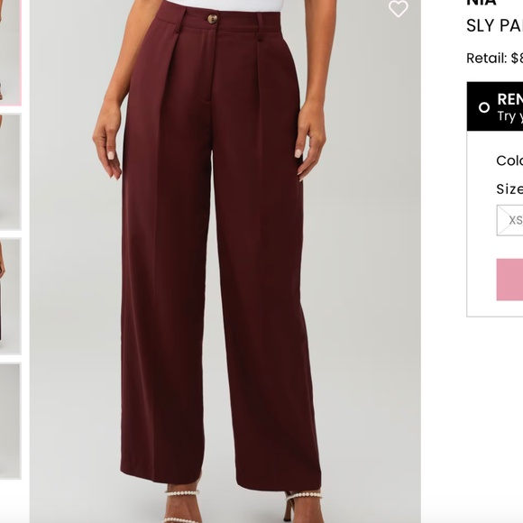 NIA Sly Pant cherry cola - Picture 2 of 5